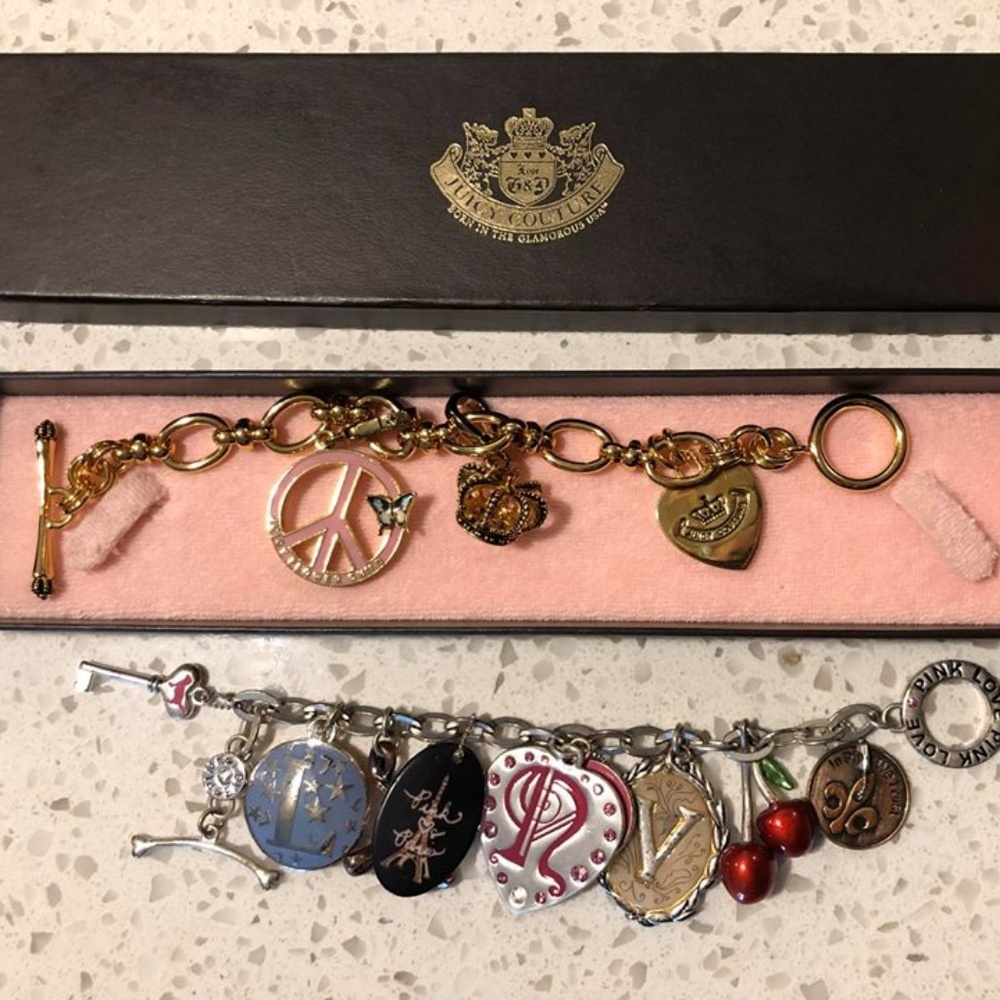 Juicy Couture & Victoria's Secret PINK Charm Brace